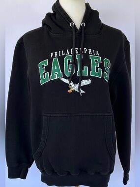 Lane Seven/Starter Unisex Philadelphia Eagles Hoodie Black Size Small